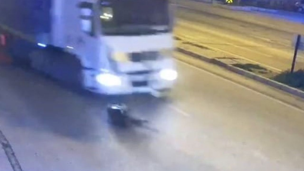 TIRIN ÇARPTIĞI ŞAHIS METRELERCE İLERİ BÖYLE SAVRULDU