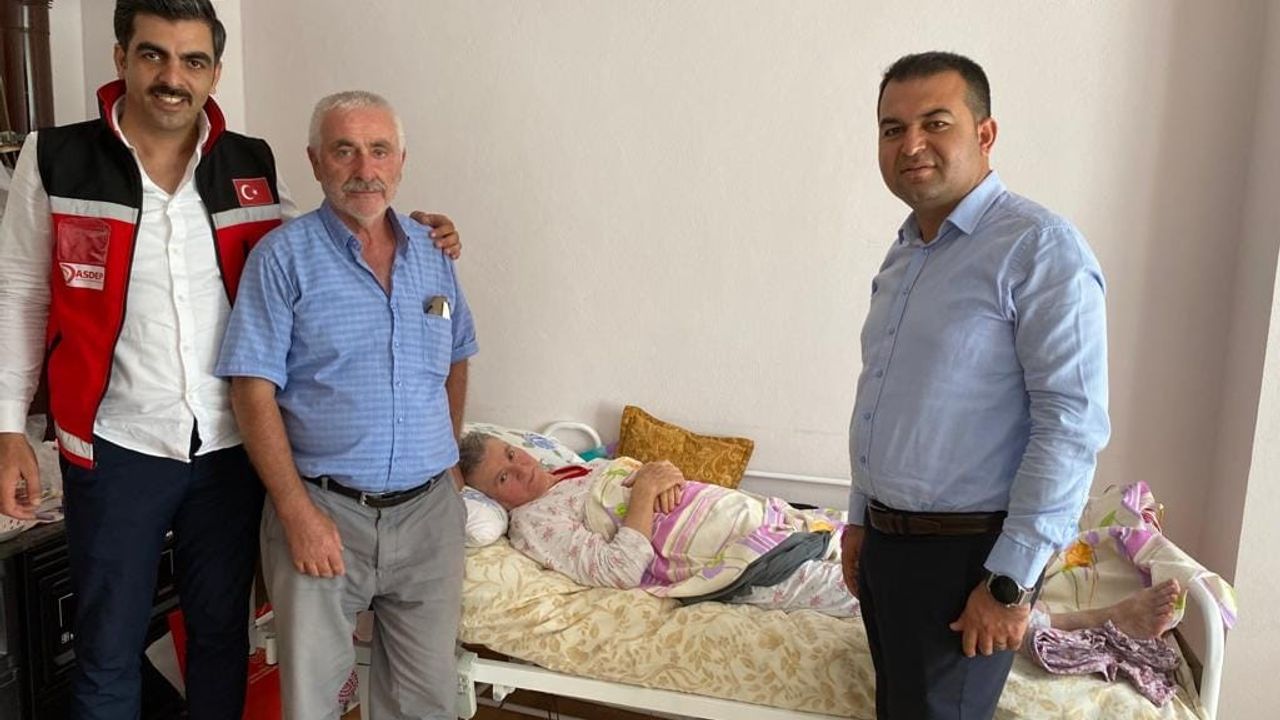 Hasta bakım yatağı talebini hayırsever karşıladı