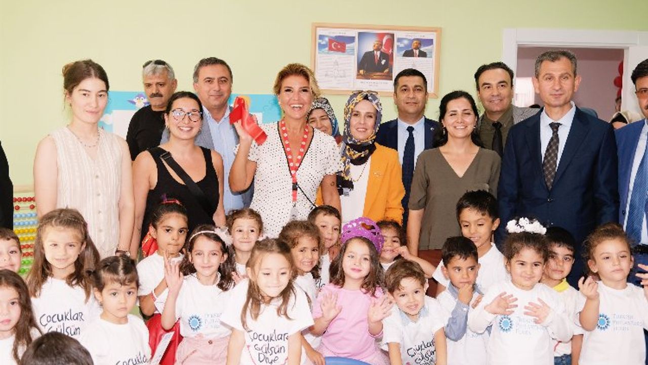 'Çocuklar Gülsün Diye'nin 46. anaokulu Kilis'te açıldı
