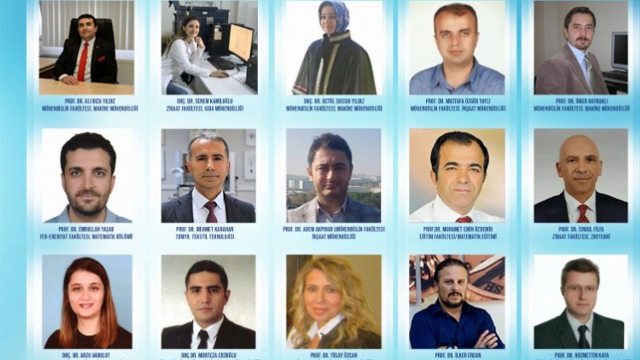 BUÜ’lü 15 akademisyen dünya listesinde