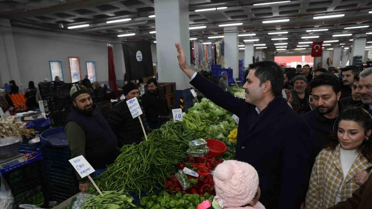 İBB Başkan Adayı Murat Kurum: "İstanbul’da 200 yeni pazar açacağız"