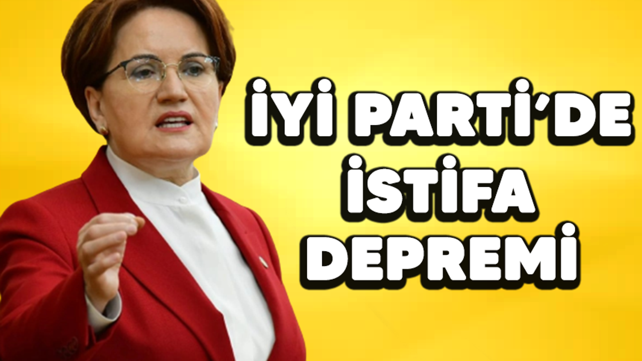 İYİ Parti'de istifa depremi.. CHP li oldular
