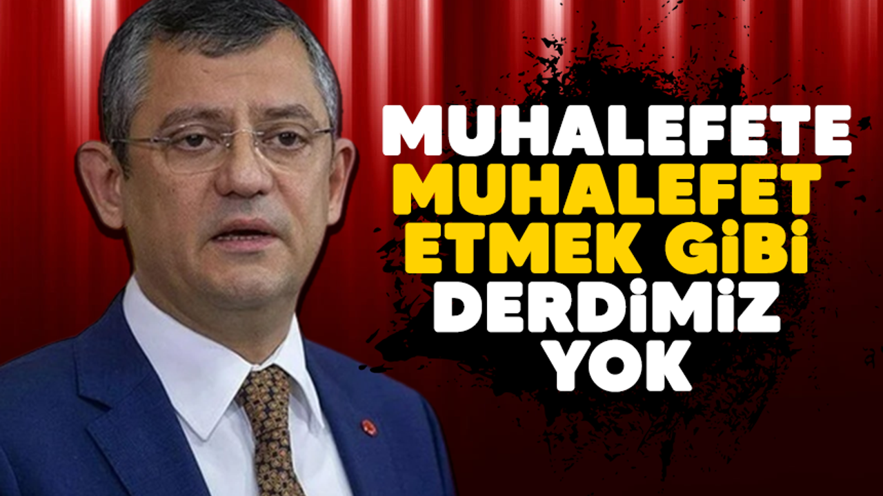 CHP Genel Başkanı Özel'den Meral Akşener'e cevap