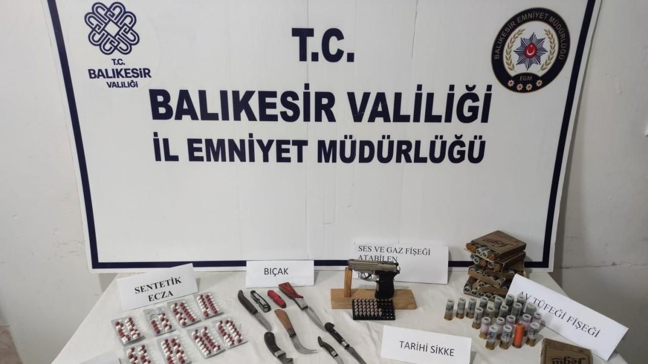 Balıkesir’de polisten uyuşturucuya geçit yok
