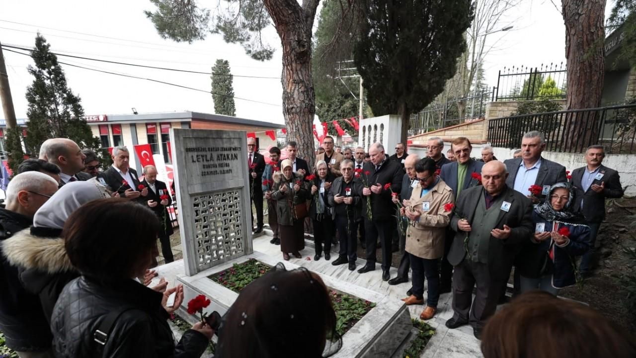 Leyla Atakan mezarı başında anıldı