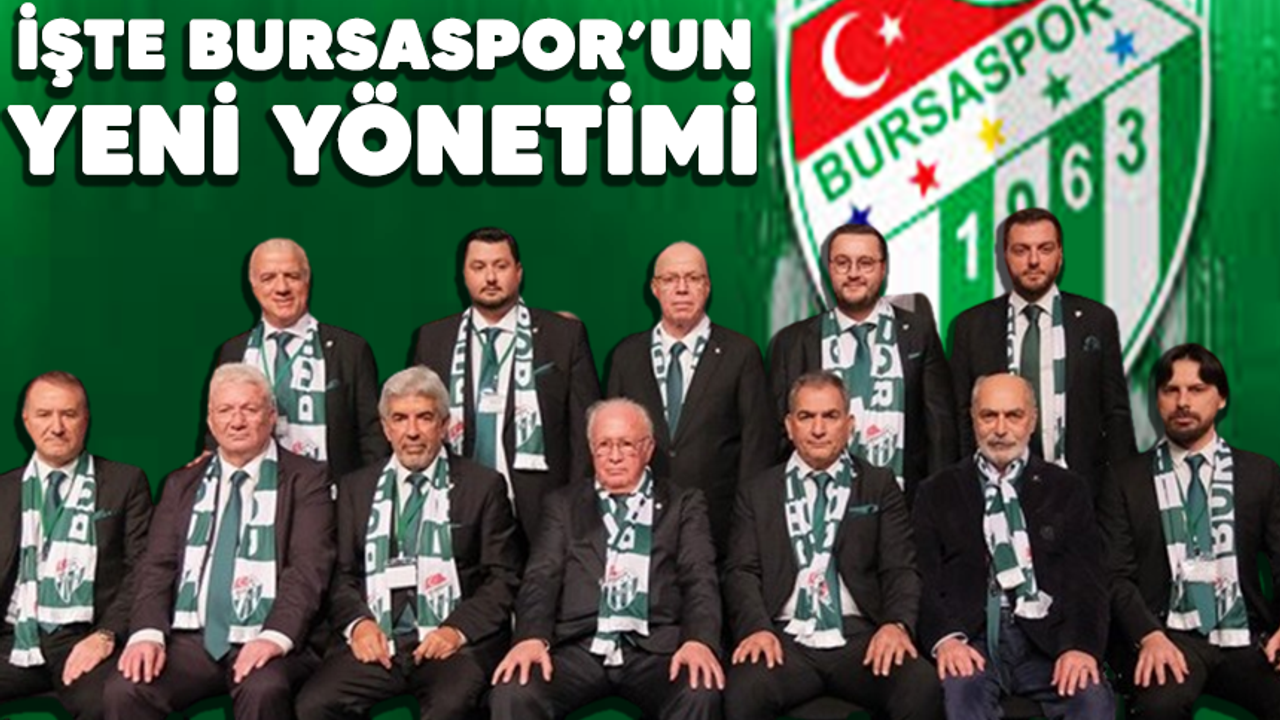 Bursaspor'da görevler dağıldı