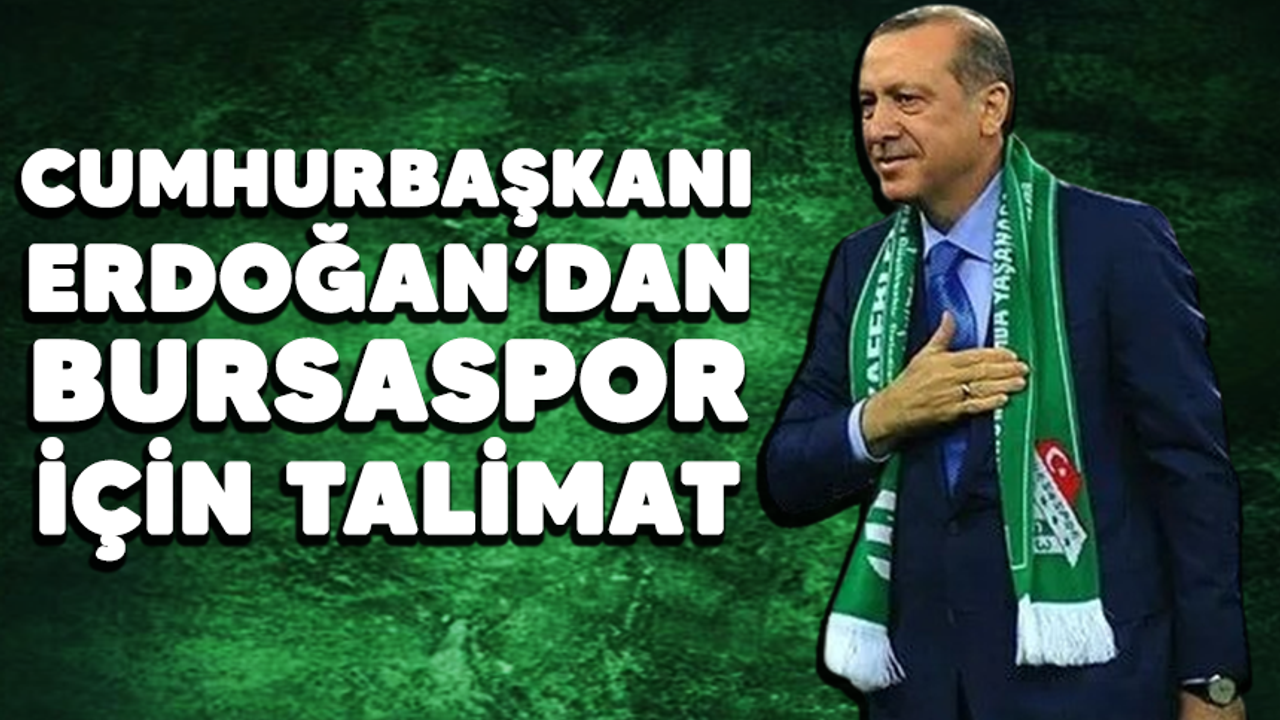 Bursaspor Başkanı Sinan Bür ve Cumhurbaşkanı Erdoğan ne konuştu?