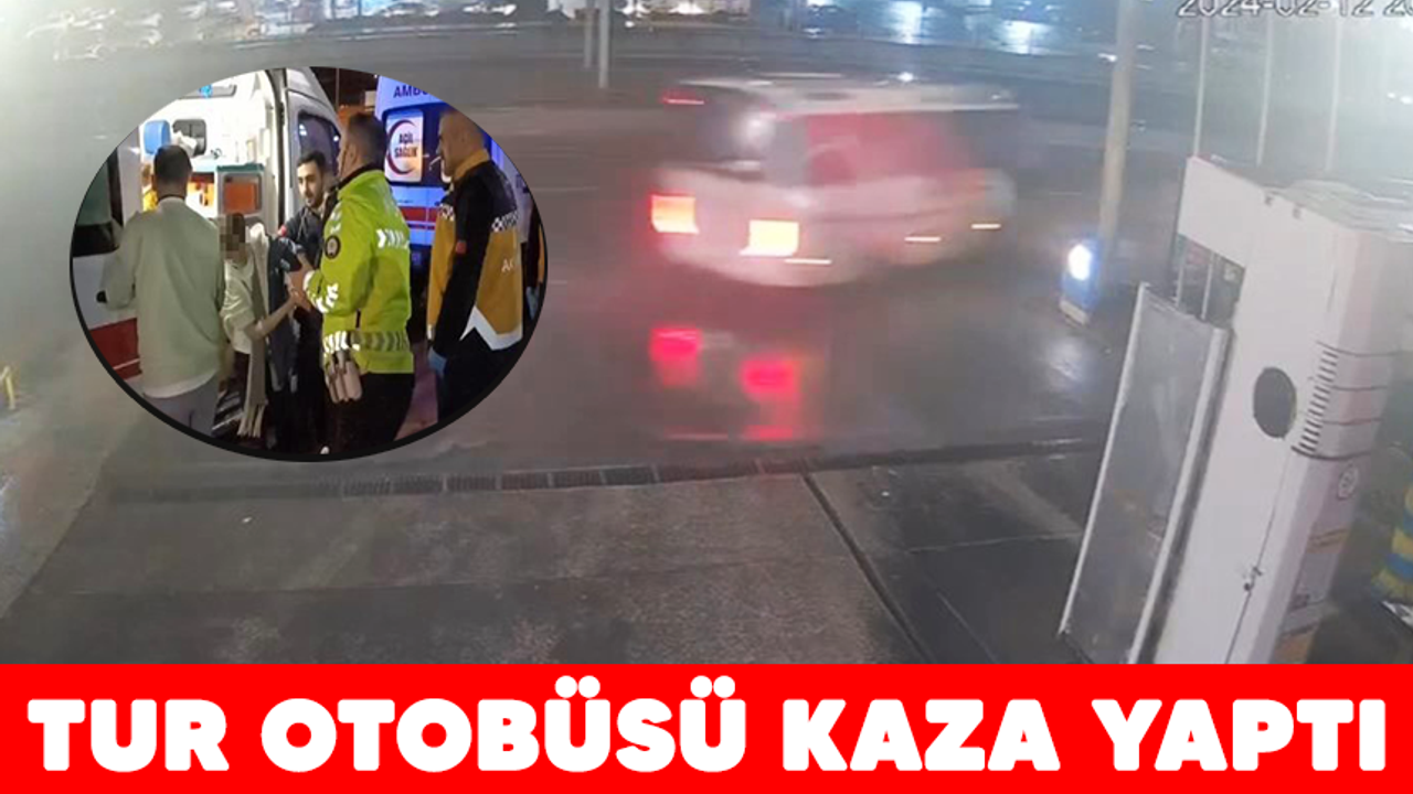 Bursa'da  tur otobüsü kaza yaptı: 1’i ağır 10 turist yaralandı