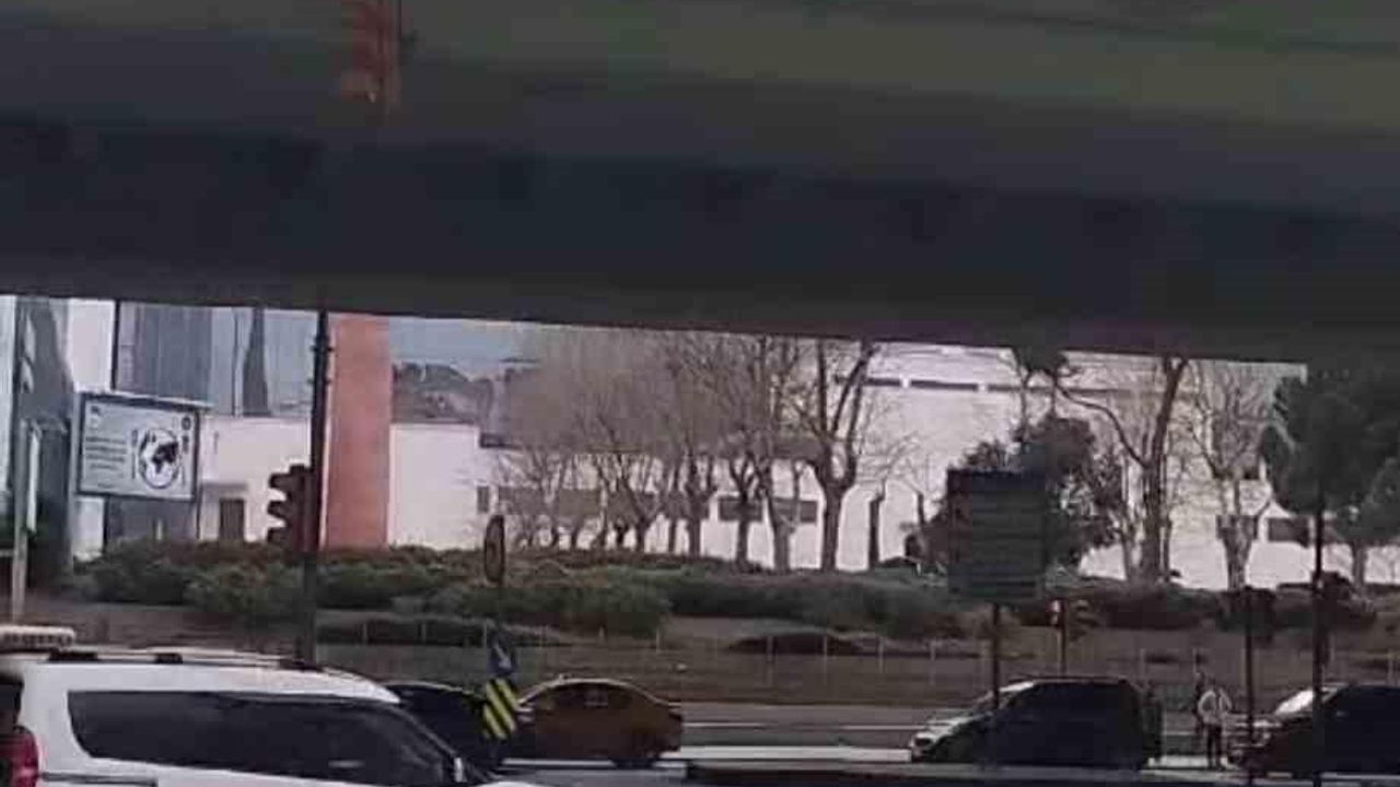 Şişli’de kadın viyadükten aşağıya atladı, son anda yatağa düştü: O anlar kamerada
