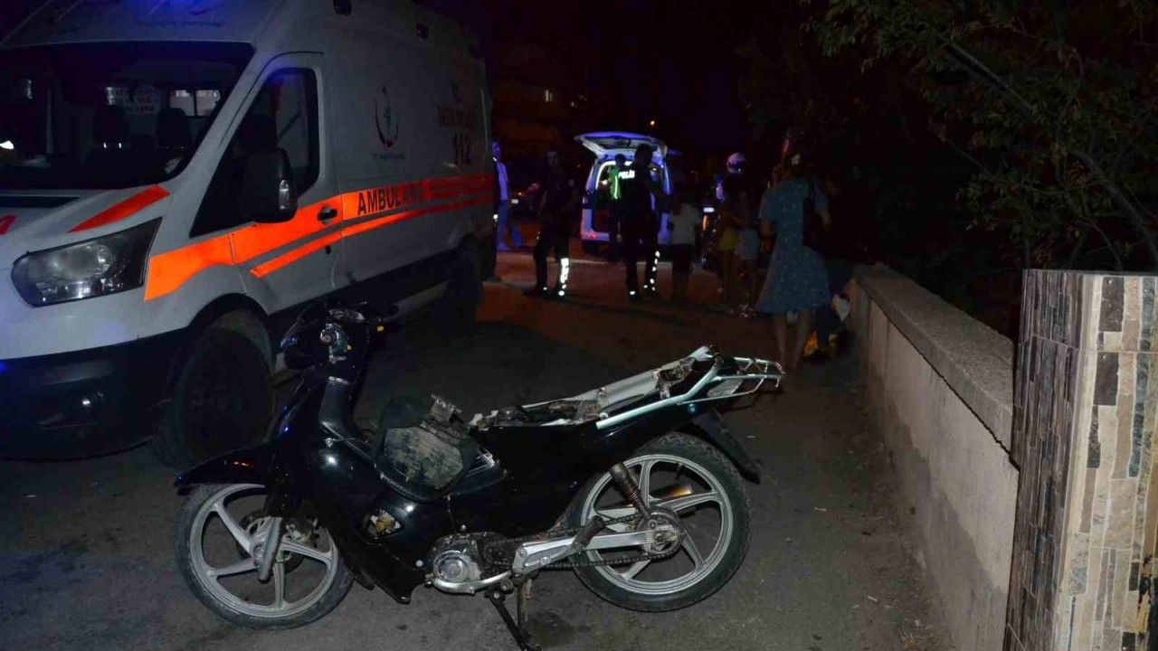 Keşan’da ehliyetsiz sürücü motosikleti ile polisten kaçarken düştü