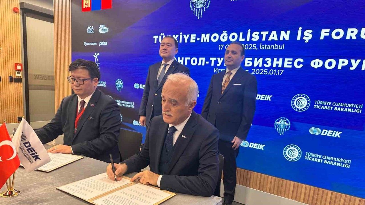 Türkiye ile Moğolistan arasında mutabakat zaptı imzalandı