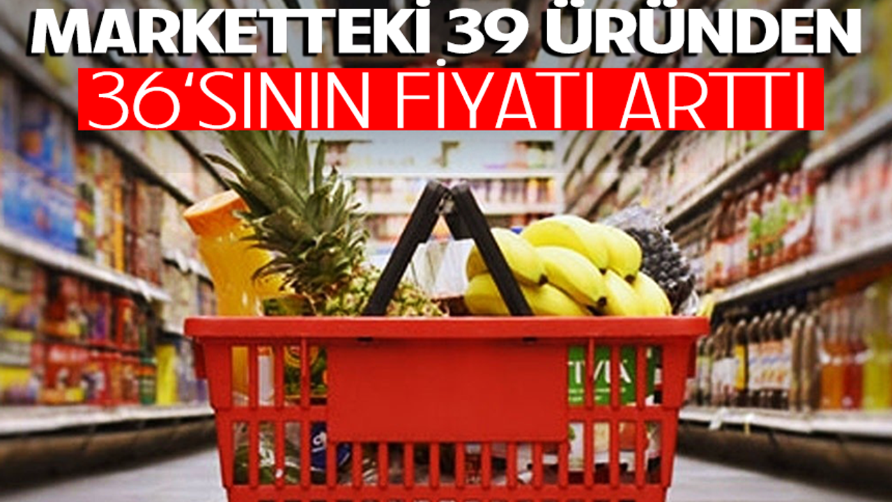 TZOB Başkanı Bayraktar: Ramazan öncesi marketteki 39 üründen 36‘sının fiyatı arttı