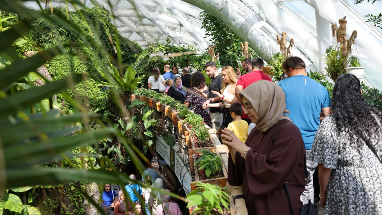 Konya Tropikal ziyaretçilerin gözdesi oluyor