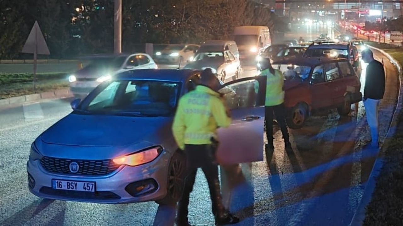 İnegöl'de birbirlerine girdiler