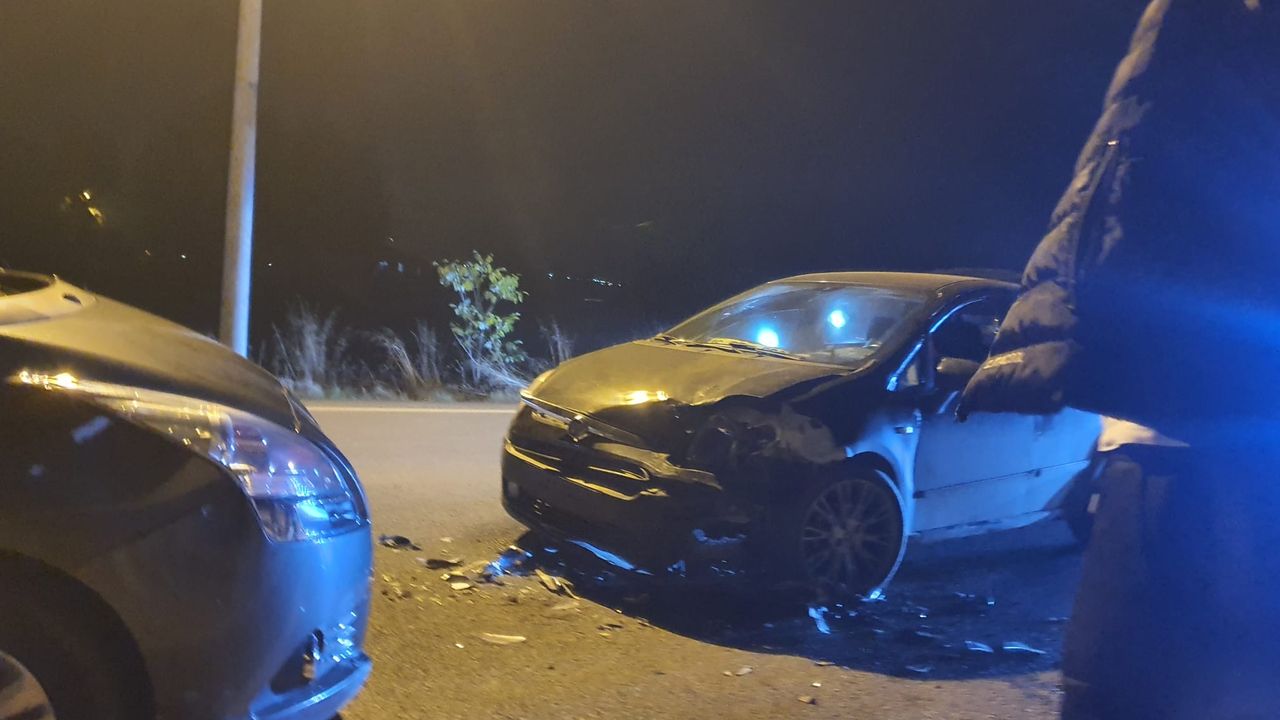 İnegöl'de aracı bırakıp kaçtı; 1 Yaralı