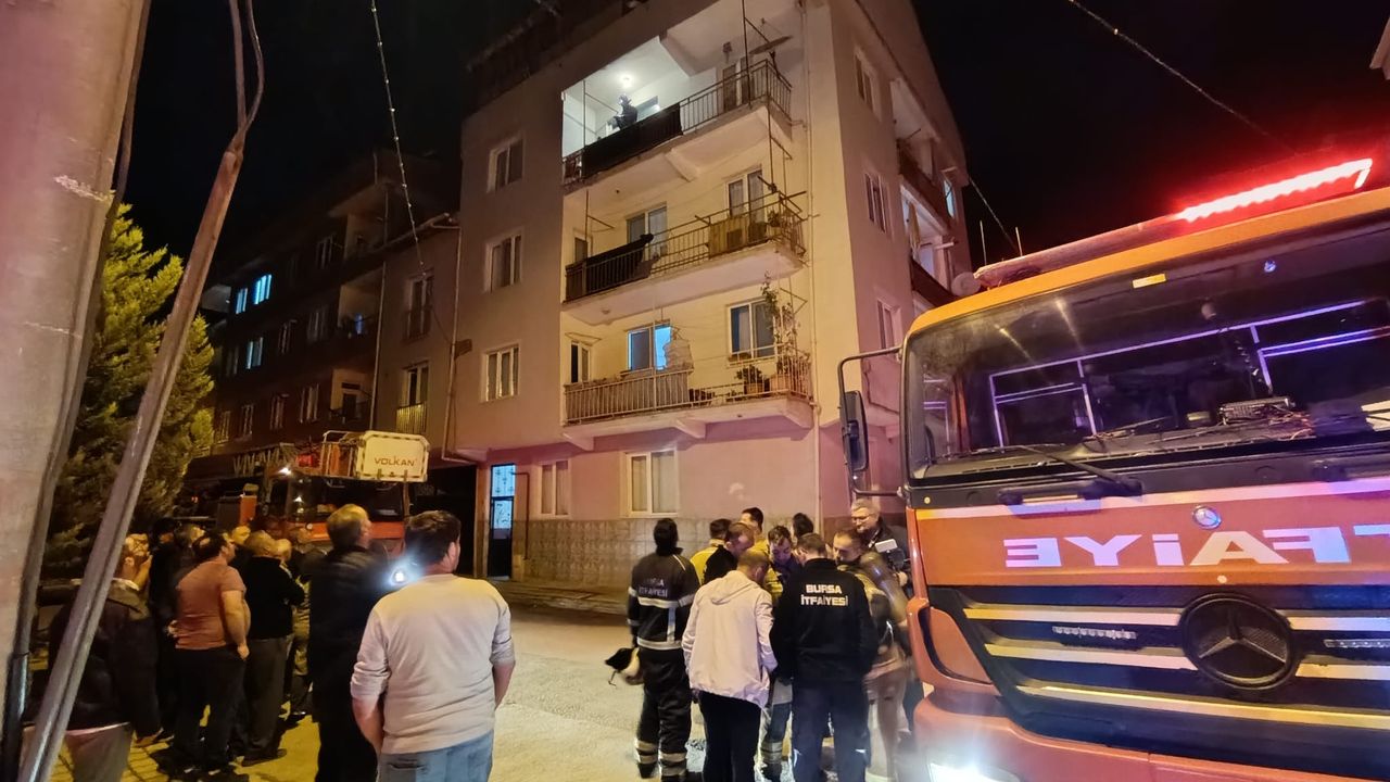 Yangın paniği sokağa döktü