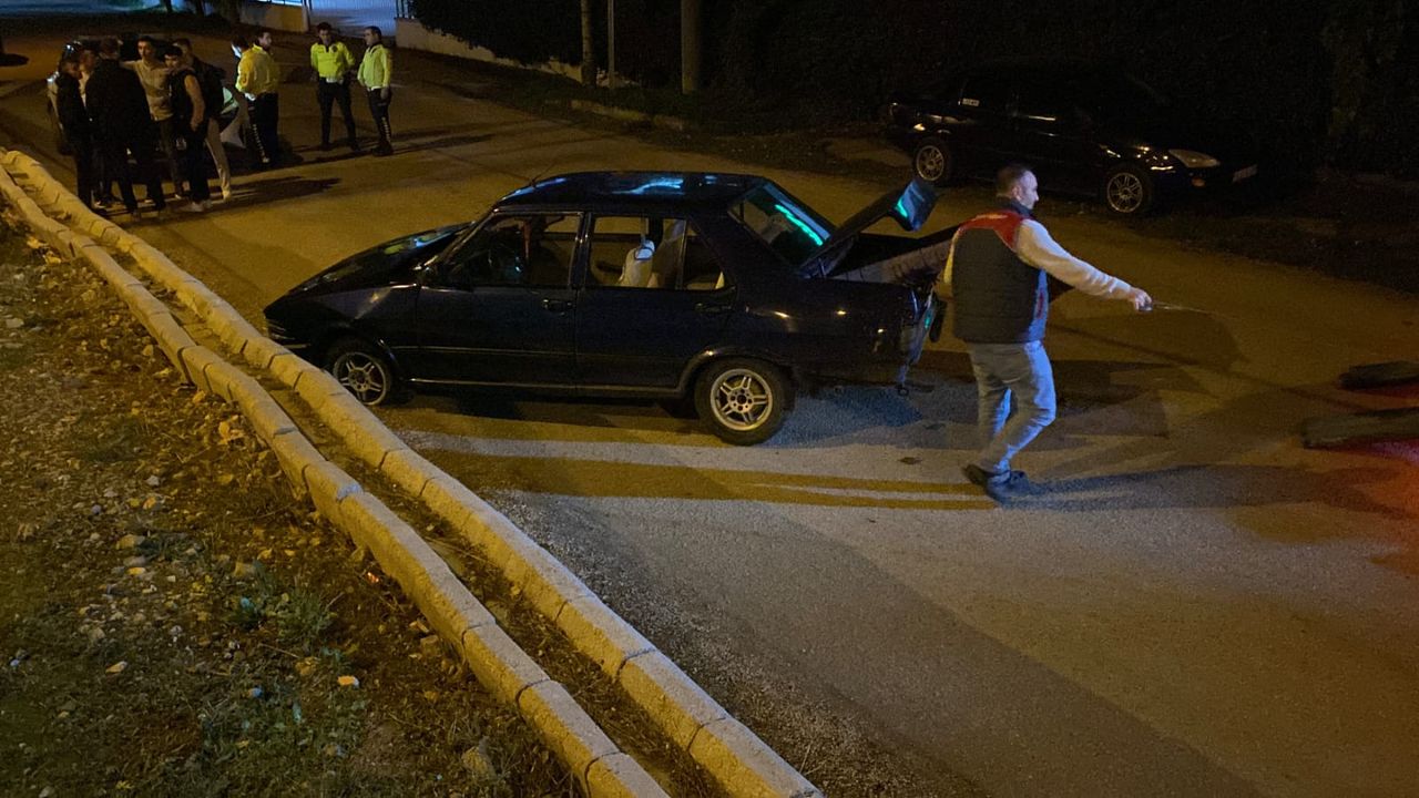 İnegöl'de nefes kesen kovalamaca! Duvardan uçtu