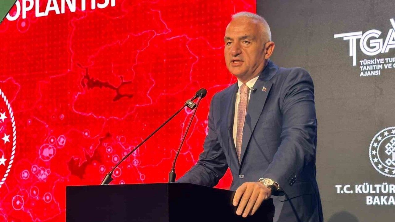Kültür ve Turizm Bakanı Mehmet Nuri Ersoy üçüncü çeyrek turizm verilerini açıkladı
