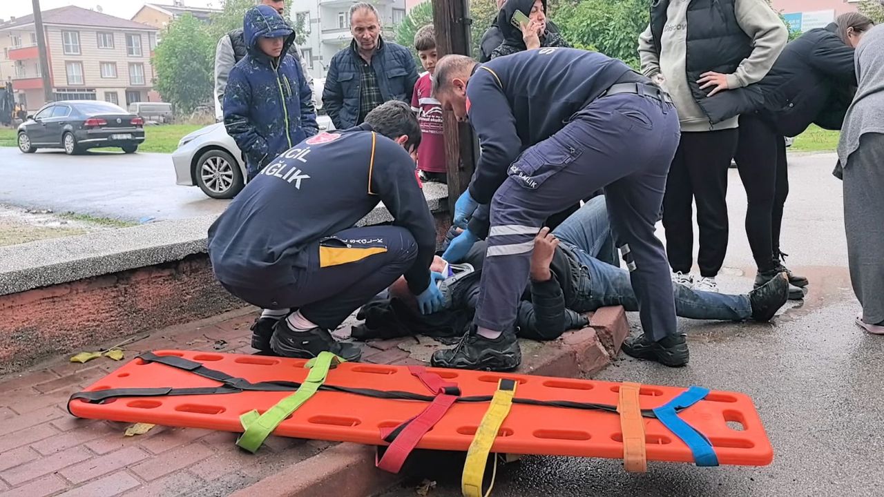 İnegöl'de feci kaza! Herkes seferber oldu