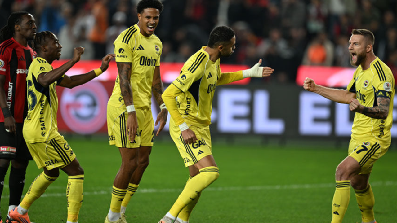 Fenerbahçe, Gaziantep FK'ya 4 attı!