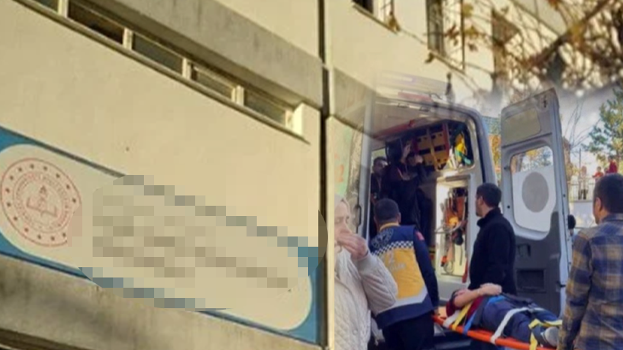 Okul çıkışı merdivenlerde izdiham!