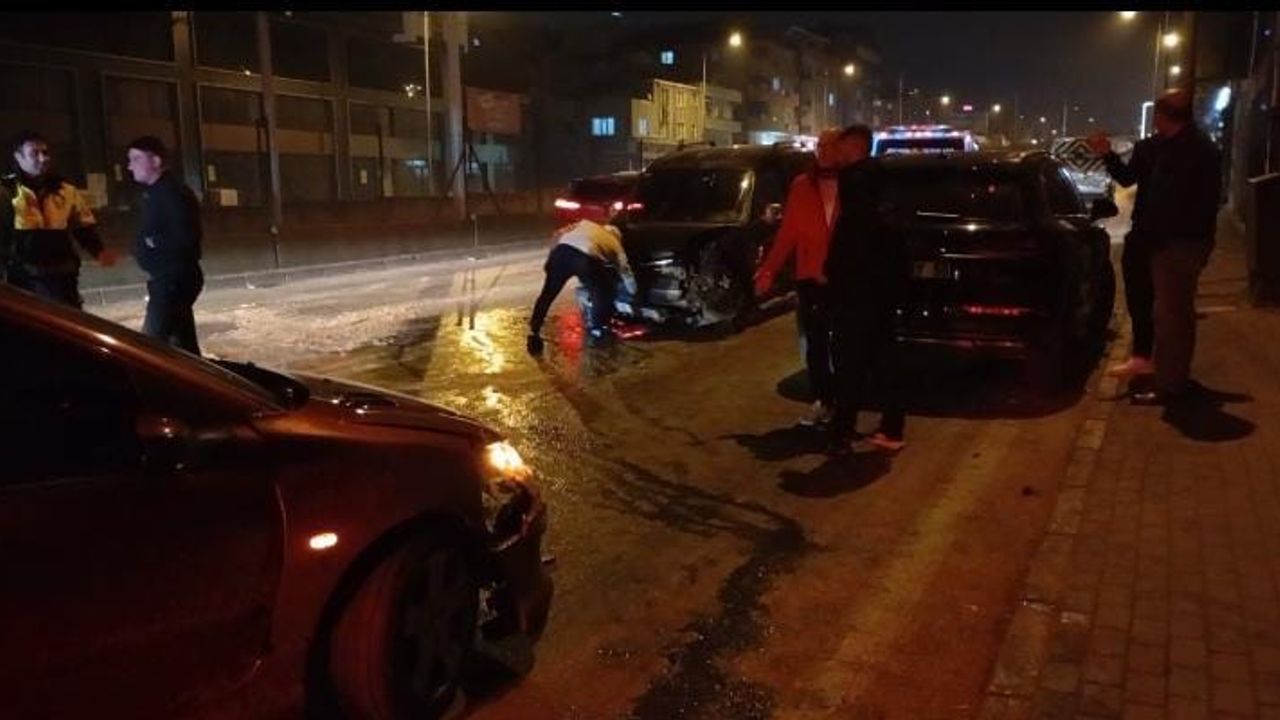 Bursa'da zincirleme kaza!