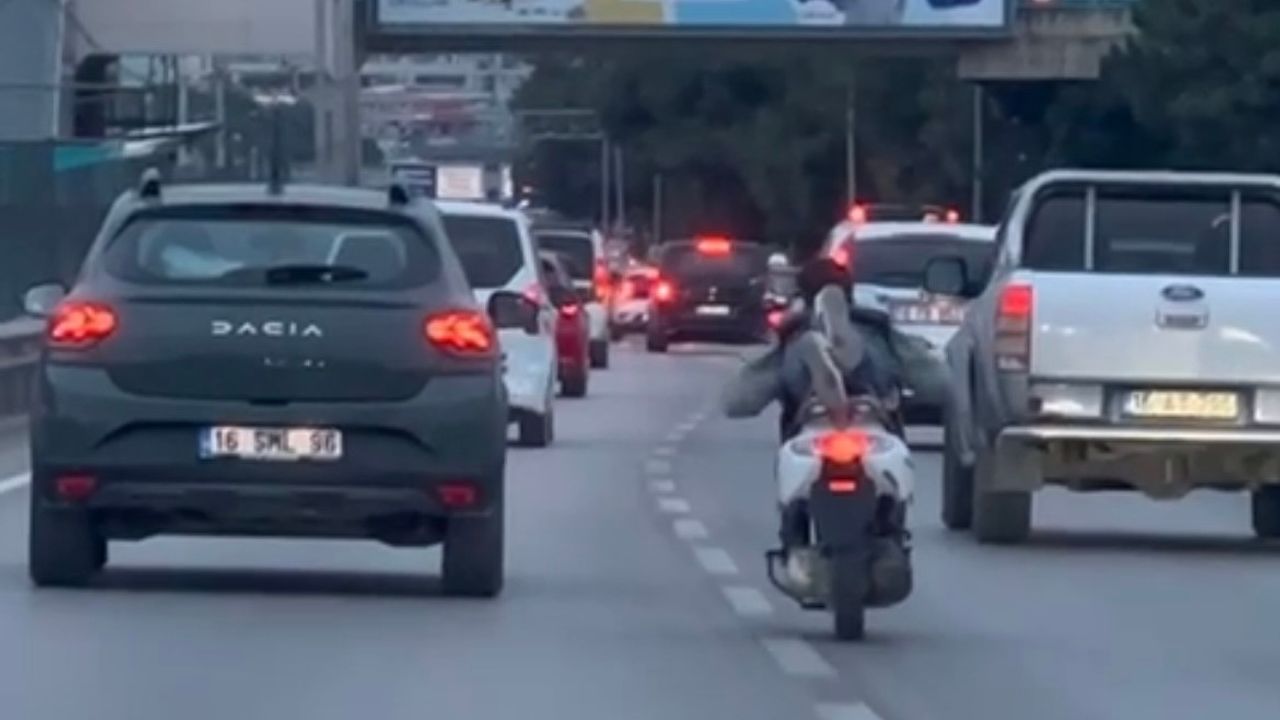 Bursa'da motosiklet terörü kamerada!
