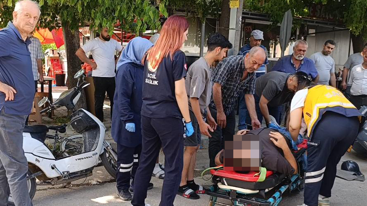 Bursa İnegöl'de vukuatlı kavşakta yine kaza; 1 yaralı