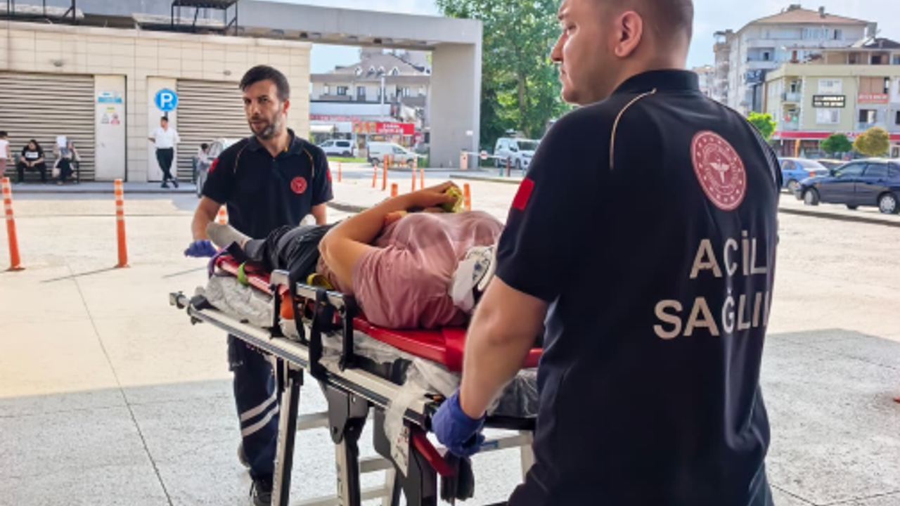 Bursa İnegöl'de ağır yaralandı: Elmasını hiç bırakmadı