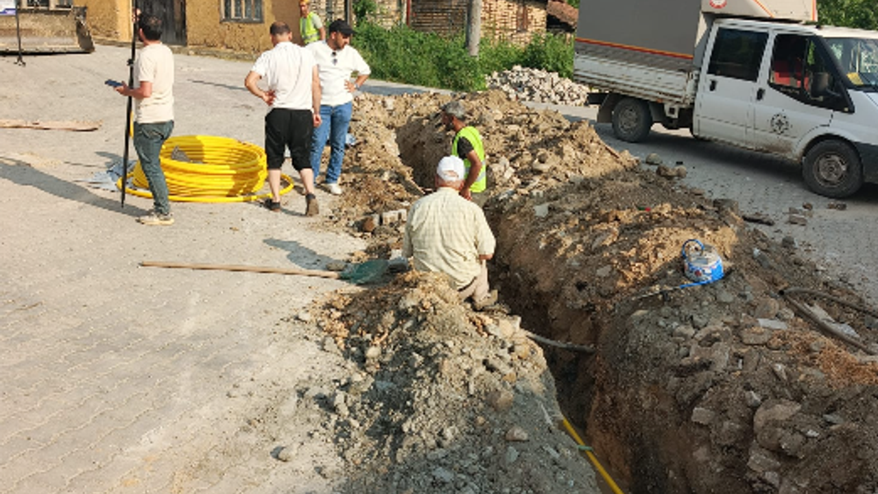 İnegöl'de Tahtaköprü Mahallesi Doğalgaza Kavuşuyor
