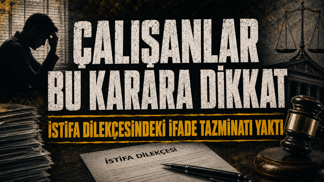 Kişisel sebeple istifa eden işçiye tazminat şoku