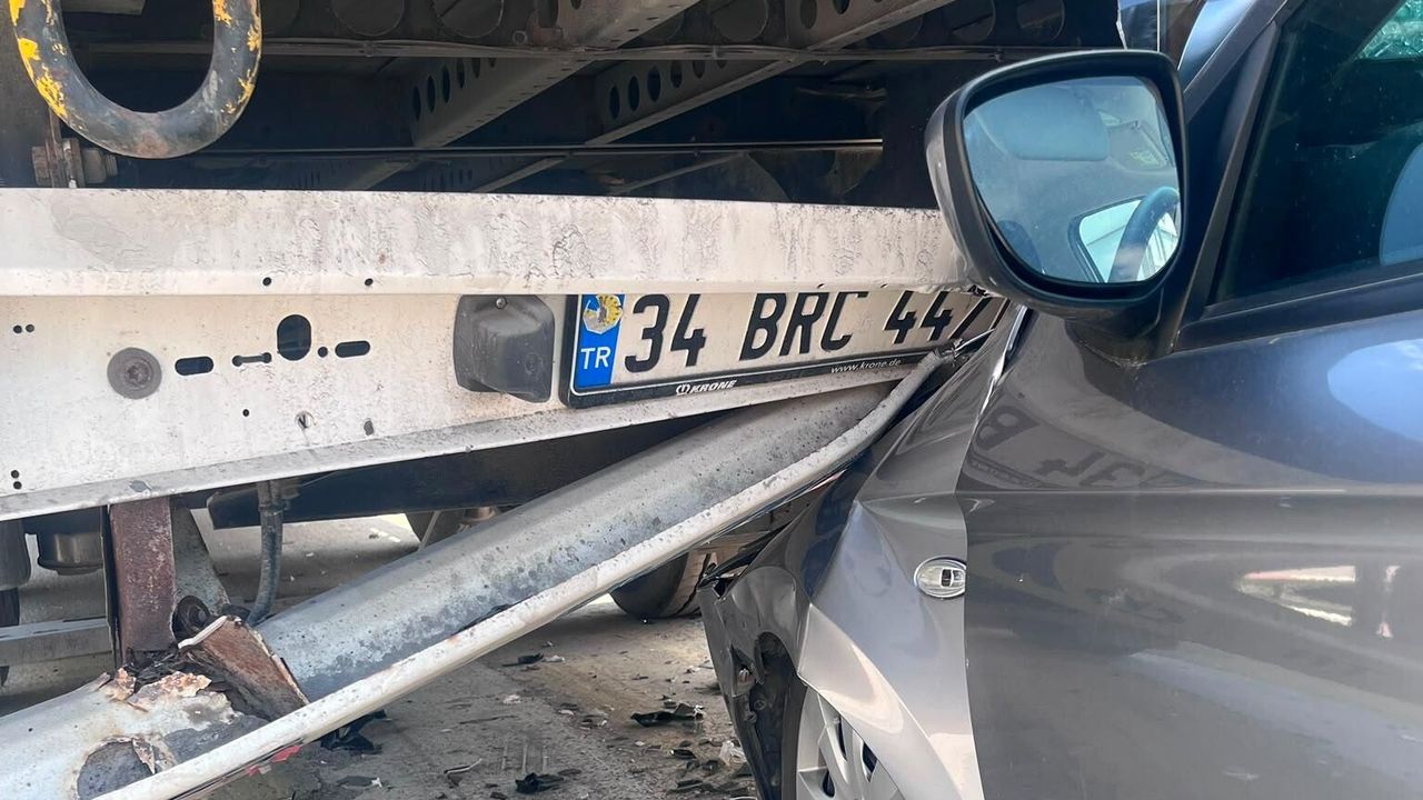 Bursa İnegöl'de TIR'ın altına girdi