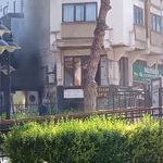 Bursa'da trafo böyle patladı... Herkesin yüreği ağzına geldi