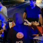 Bursa Osmangazi'de direğe çarpan sürücü araçta sıkıştı!