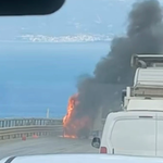 Bursa İznik'te kamyonet alev topuna döndü