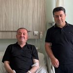 İnegöl Belediye Başkan Yardımcısı Hasan Aydın’a hastanede ziyaret