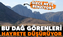 Bu dağ insan siluetine benziyor