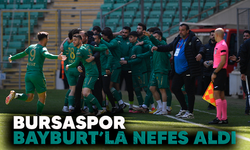 Bursaspor: 3 - Bayburt Özel İdare Spor: 1