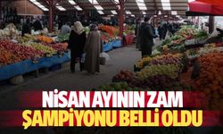 NİSAN AYININ ZAM ŞAMPİYONU BELLİ OLDU