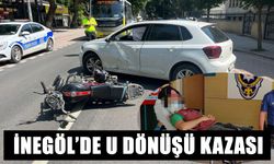 İNEGÖL’DE U DÖNÜŞÜ KAZASI