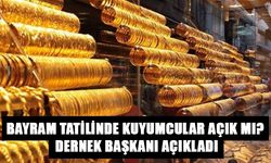 İNEGÖL'DE BAYRAM TATİLİNDE KUYUMCULAR AÇIK MI?