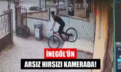 İnegöl'ün arsız hırsızı kamerada