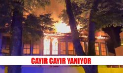 Cayır cayır yanıyor