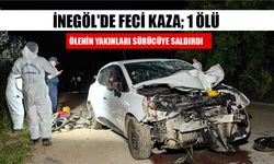 İnegöl'de feci kaza; 1 ölü