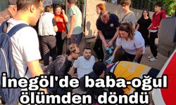 Baba-oğul ölümden döndü