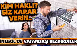 İNEGÖL’DE VATANDAŞI BEZDİRDİLER  KİM HAKLI? SİZ KARAR VERİN..