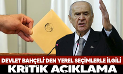 Devlet Bahçeli'den yerel seçimlerle ilgili kritik açıklama!