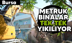 METRUK BİNALAR TEK TEK YIKILIYOR