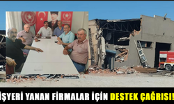 İşyeri yanan firmalar için işadamlarına destek çağrısı!