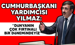 Cumhurbaşkanı Yardımcısı Yılmaz: Dünyanın çok fırtınalı bir dönemindeyiz